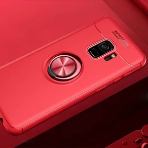 Galaxy S9 Kılıf Zore Ravel Silikon Kapak - Kırmızı