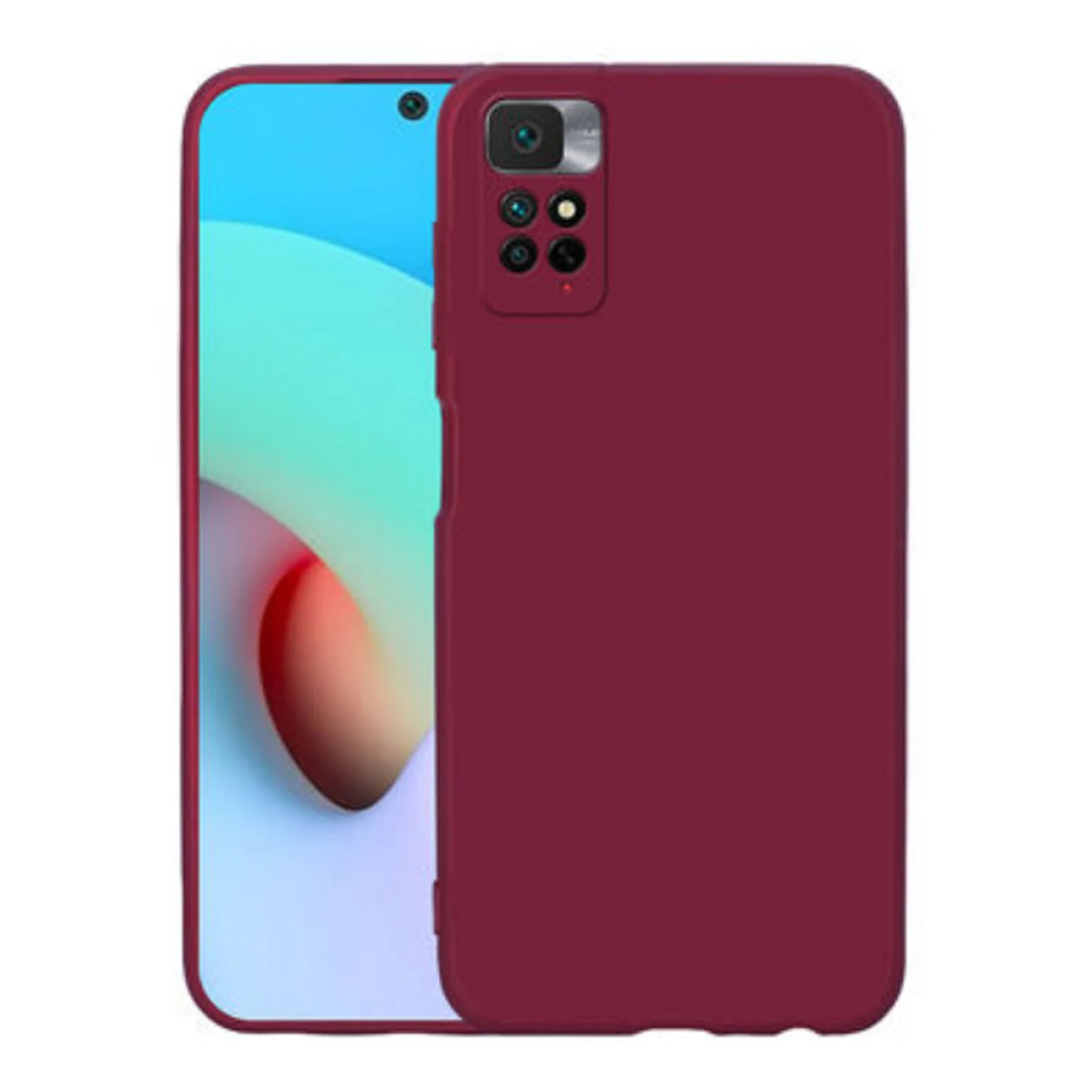 Nettech Xiaomi Redmi Note 11 Uyumlu Nano Arka Koruma Kılıf (Mürdüm) NT-94266