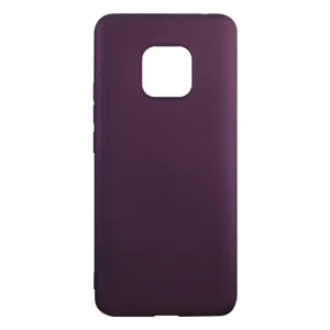 Nettech Huawei Mate 20 Pro Uyumlu Suide Arka Koruma Kılıf (Mürdüm) VR-11070
