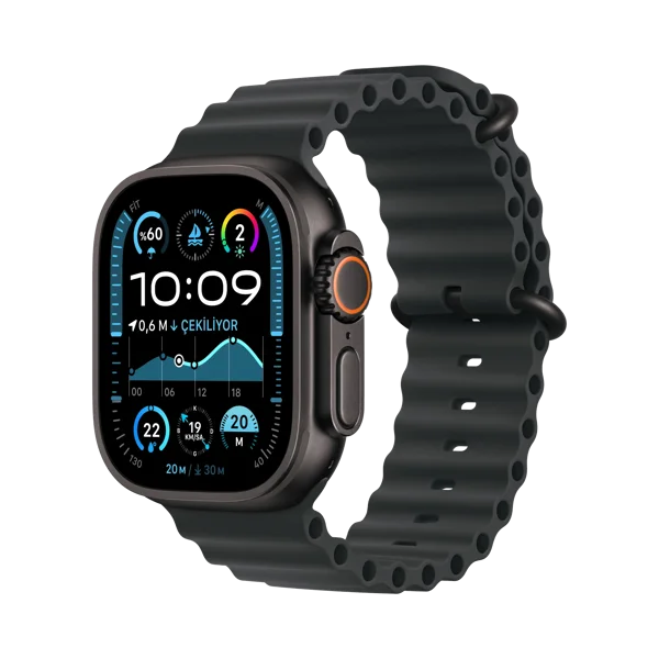 Apple Watch Ultra 2 - Titanyum - 49mm - GPS - Gece yarısı