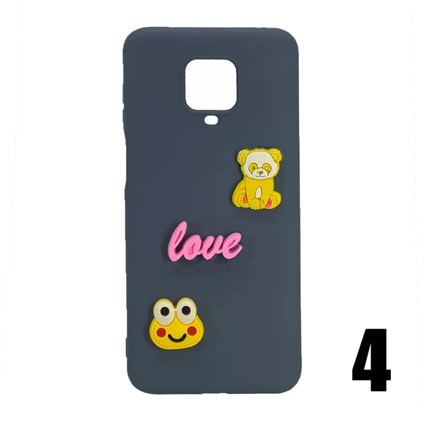 Nettech Xiaomi Redmi Note 9 Pro Uyumlu Maskot Seri Arka Koruma Kılıf (Karışık Renk) NT-106209 - 4