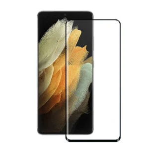 Galaxy S22 Zore Full Glue Kind Dias Cam Ekran Koruyucu - Siyah