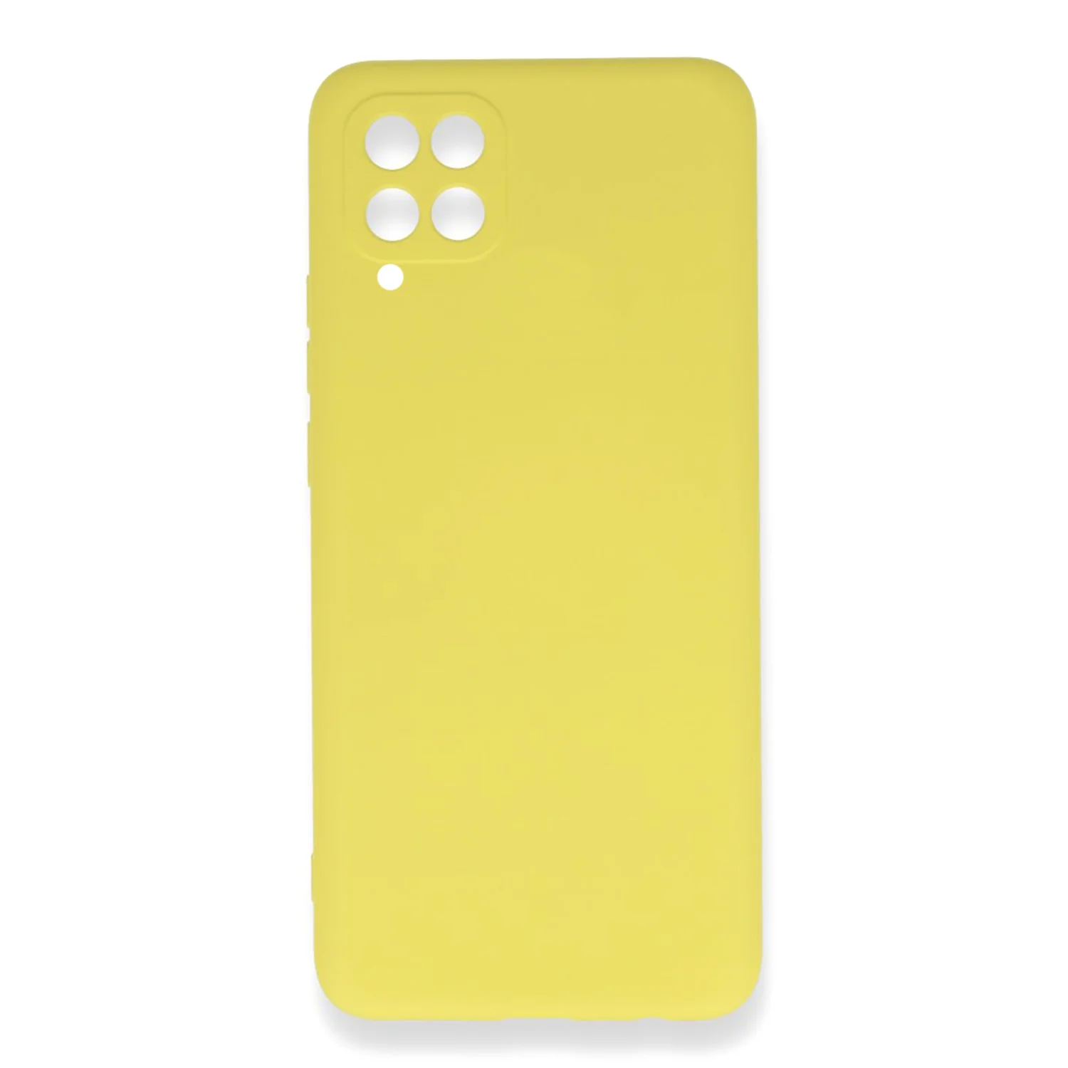 Nettech Samsung Galaxy A12 Uyumlu Nano Arka Koruma Kılıf (Sarı) NT-85780