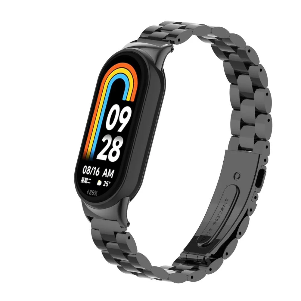 Xiaomi Mi Band 8 KRD-04 Metal Kordon - Siyah