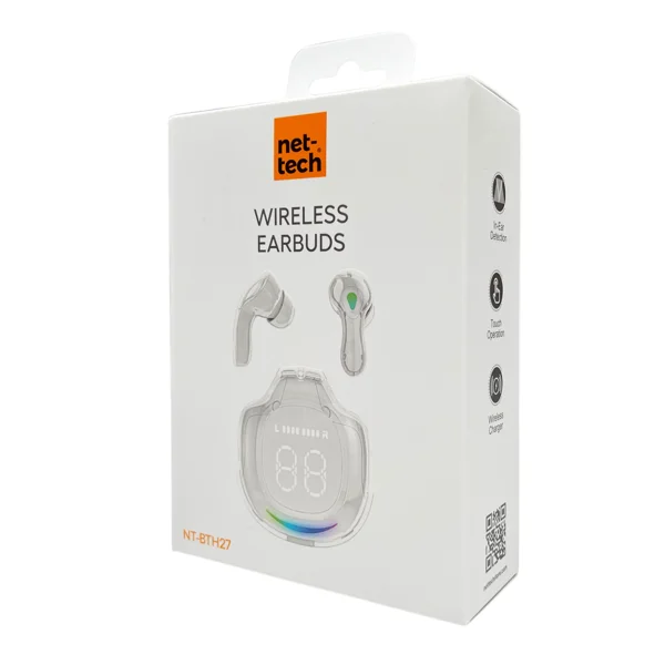 Nettech NT-BTH27 Kulakiçi Bluetooth Kulaklık (Beyaz) NT-107861