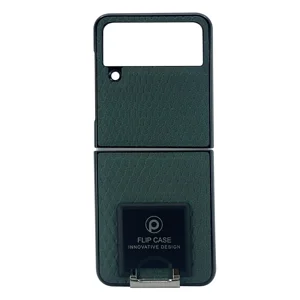 Nettech Samsung Galaxy Z Flip 3 Uyumlu Ultra Korumalı Arka Koruma Kılıf (Yeşil) NT-104195