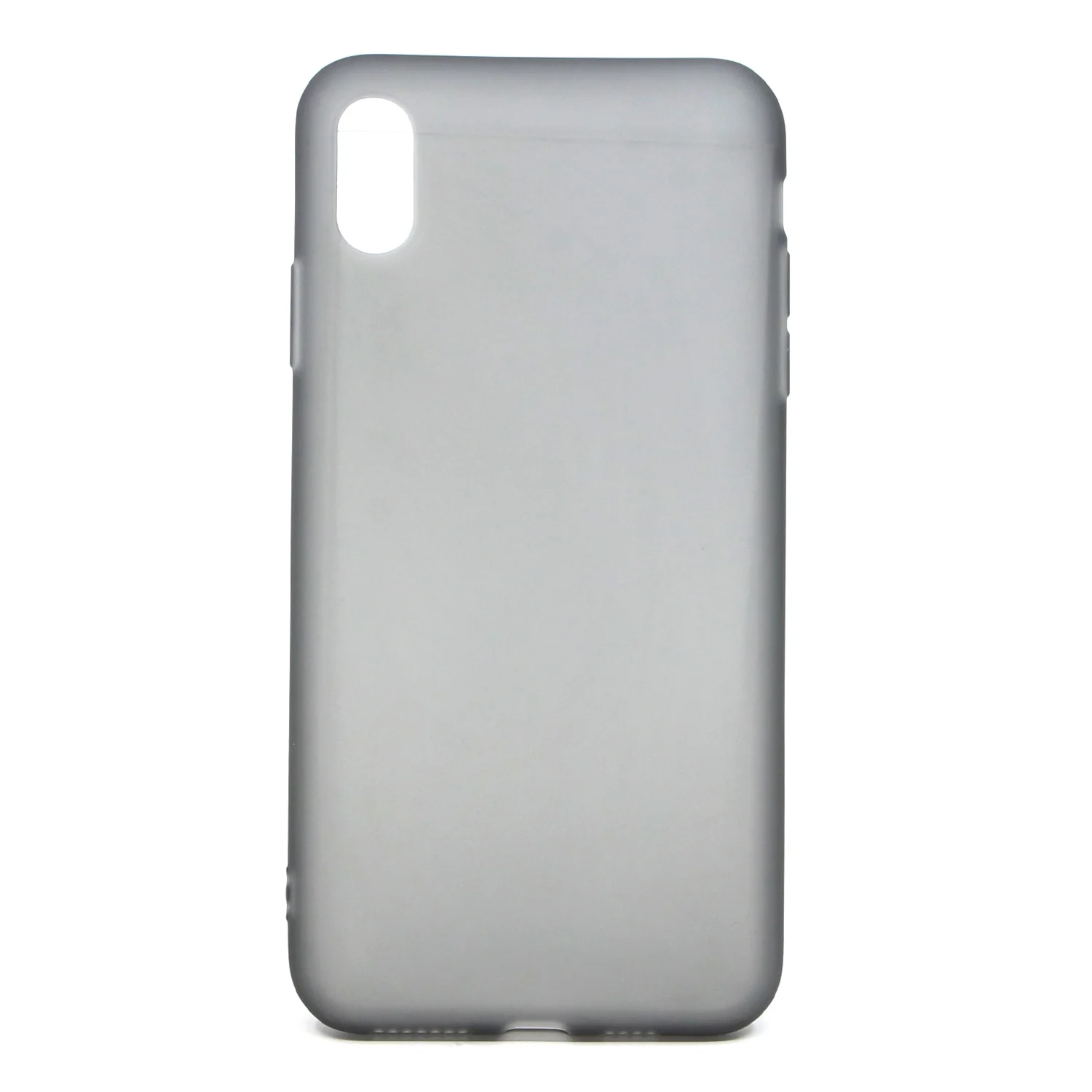 Nettech Apple iPhone XS Max Uyumlu Buzlu Seri Arka Koruma Kılıf (Siyah) NT-80935