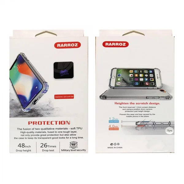 Nettech Apple iPhone XS Max Uyumlu Rarroz Seri Arka Koruma Kılıf (Şeffaf) VR-11515 - 2