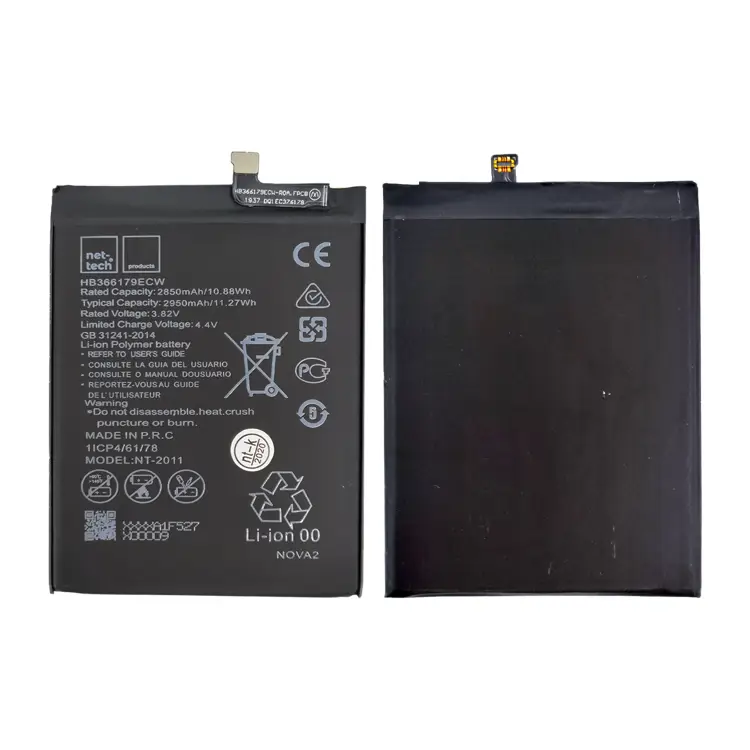 Teknonet Huawei Nova 2 Uyumlu Nettech 2950 MAh Batarya NT-82608