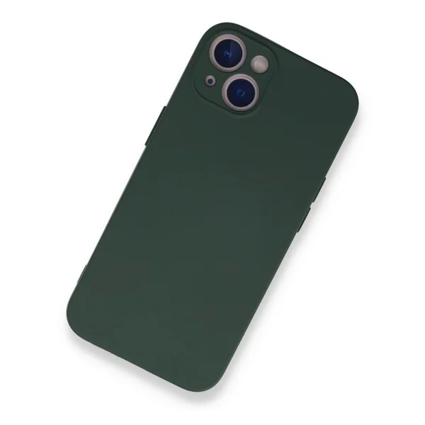 Nettech Apple iPhone 13 Uyumlu Nano Arka Koruma Kılıf (Koyu Yeşil) NT-94540 - 3