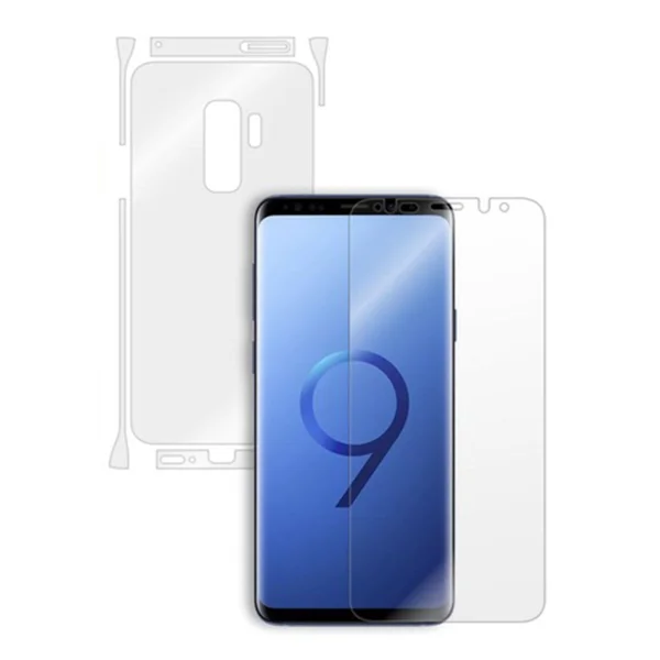 Helt Samsung Galaxy G965 S9 Plus Uyumlu Ön ve Arka Koruma 360 Full Kaplama (Şeffaf) NT-27452