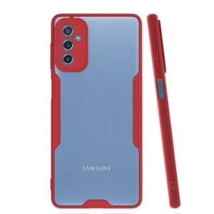 Galaxy M52 Kılıf Zore Parfe Kapak - Kırmızı