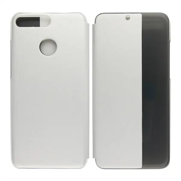 Nettech Huawei Y6 2018 Uyumlu Smart View Kapaklı Kılıf (Gri) VR-17872