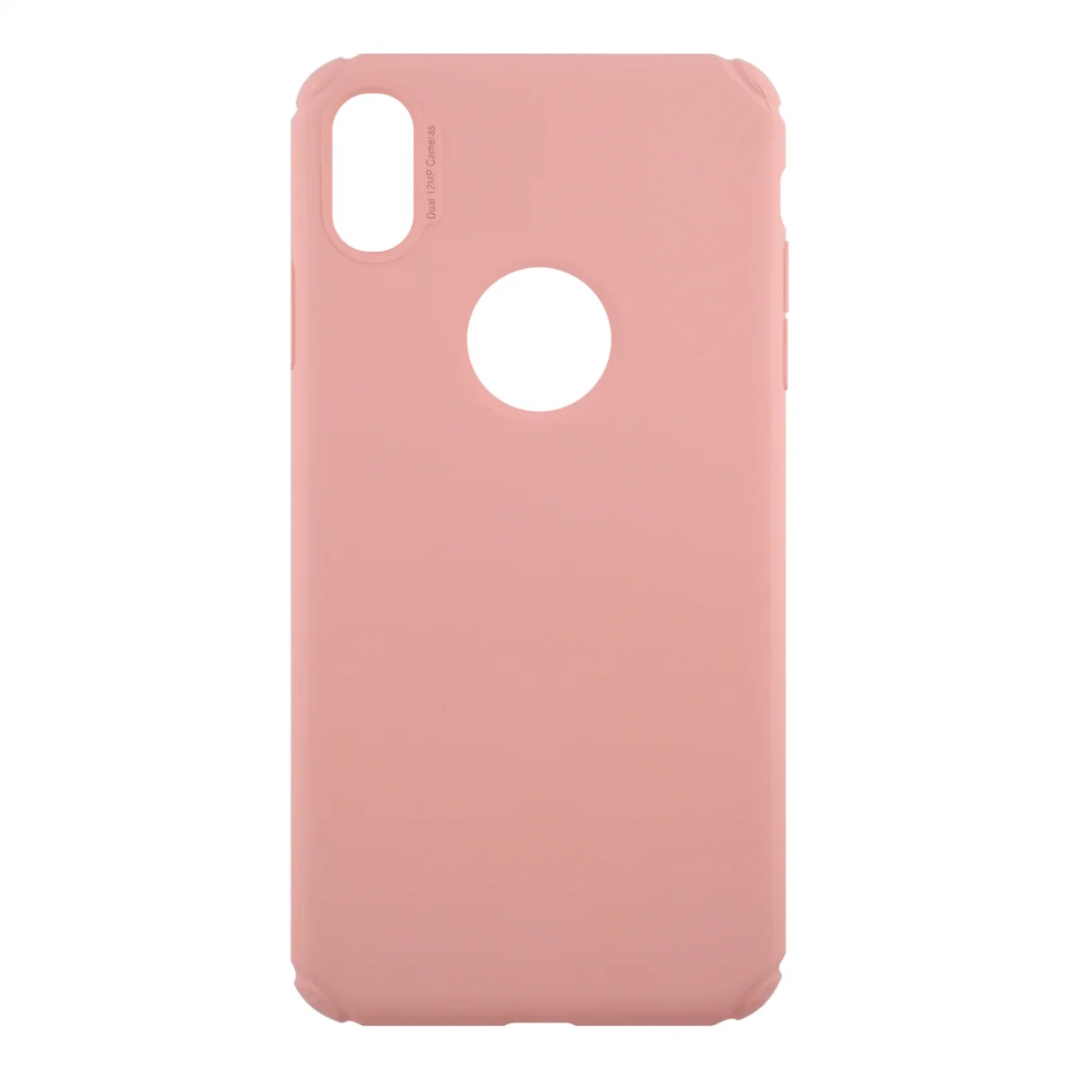 Nettech Apple iPhone XS Max Uyumlu Plane Seri Arka Koruma Kılıf (Pembe) VR-11676