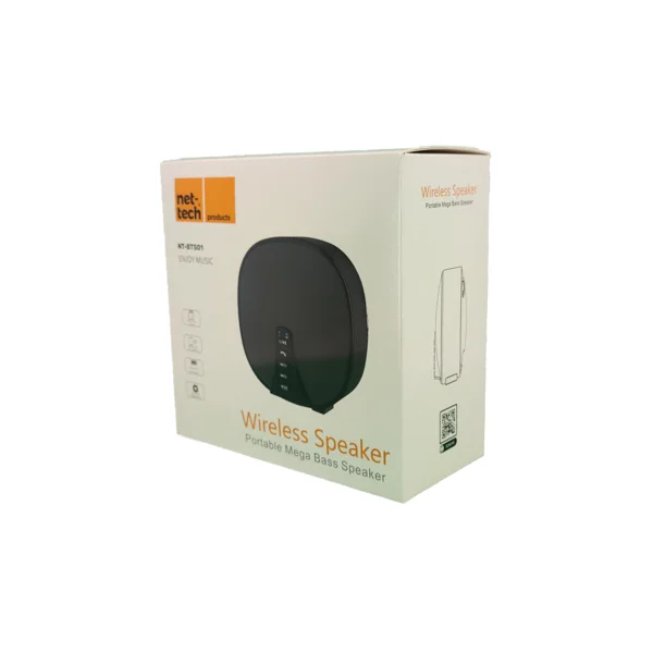 Nettech NT-BTS01 Kablosuz Hoparlör - Speaker (Siyah) NT-31060 - 5