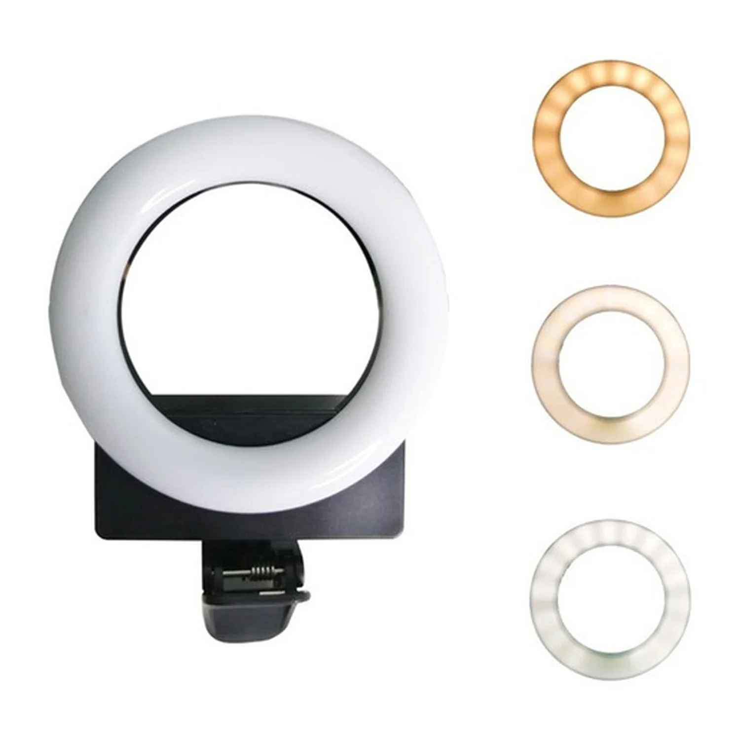 Nettech XM666-1 Üç Ton Led Telefon Üstü Mini RingLİght NT-91144