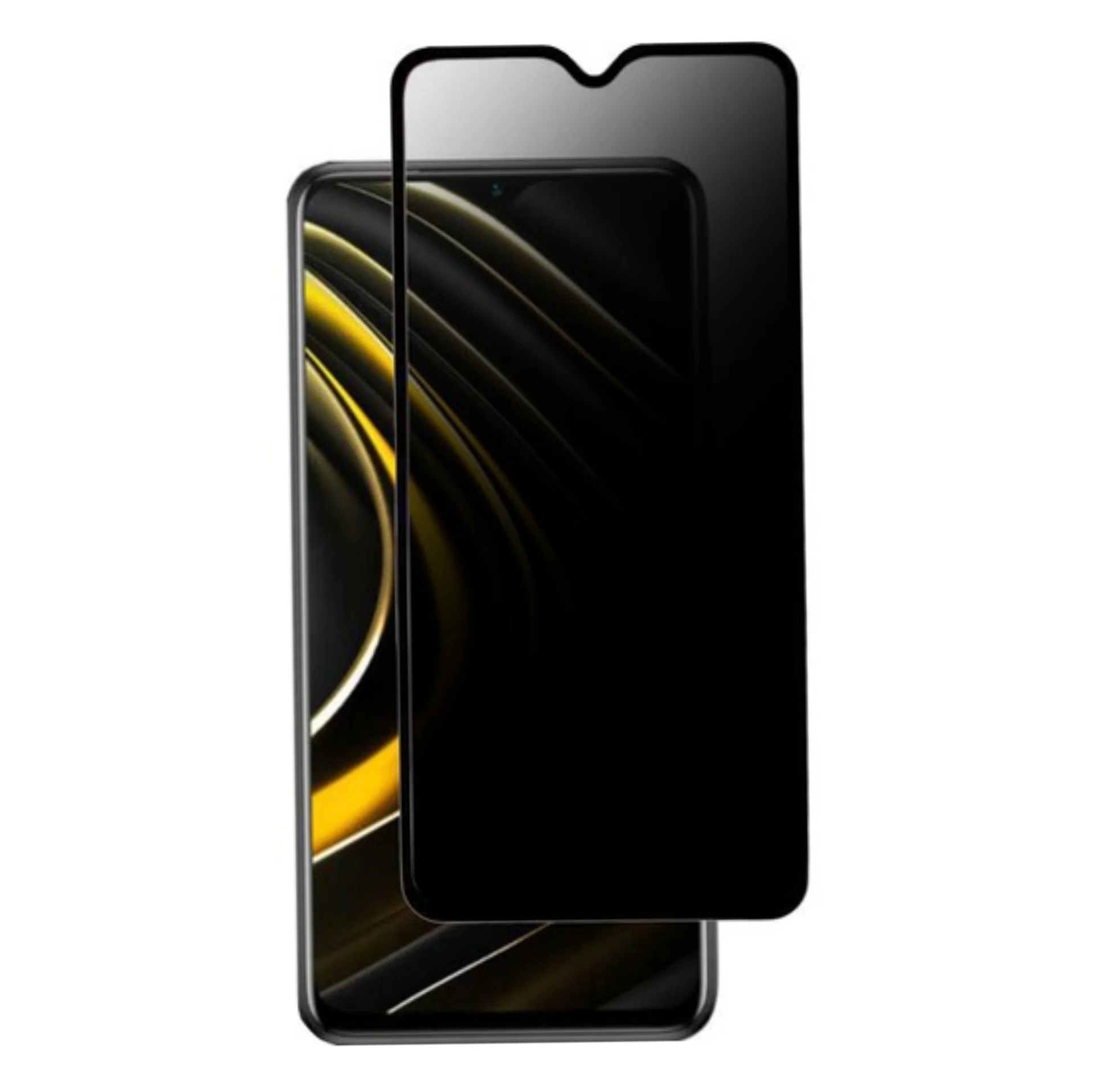 Nettech Xiaomi Redmi 9C Uyumlu Ön Koruma Hayalet Seramik Nano Ekran Koruyucu (Siyah) NT-95636