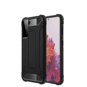 Galaxy S21 Kılıf Zore Crash Silikon Kapak - Siyah