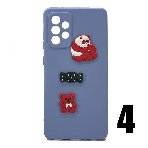 Nettech Samsung Galaxy A72 Uyumlu Maskot Seri Arka Koruma Kılıf (Karışık Renk) NT-106211 - 4
