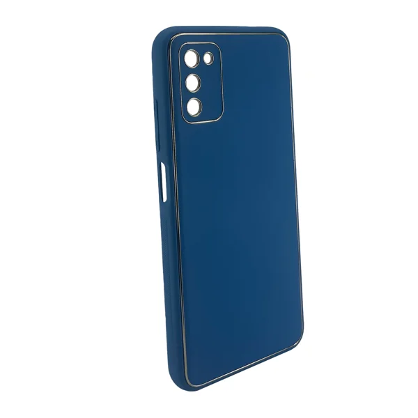 Nettech Samsung Galaxy A14 5G Uyumlu Coco Leather Seri Arka Koruma Kılıf (Lacivert) NT-99892 - 2