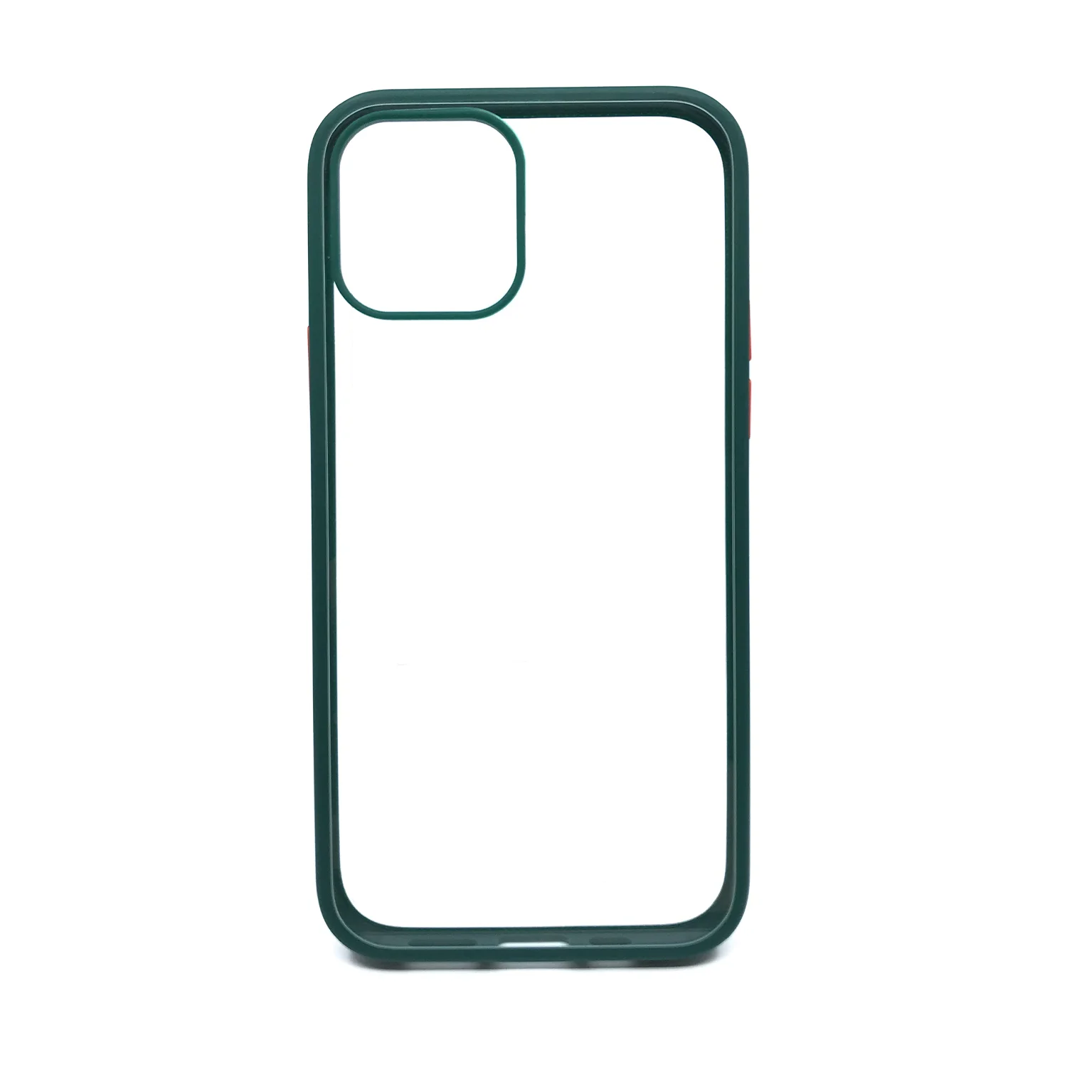 Nettech Apple iPhone 12 Pro Uyumlu Crystal Hybrid Seri Arka Koruma Kılıf (Yeşil) NT-88859