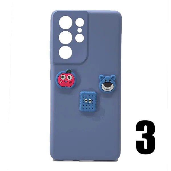 Nettech Samsung Galaxy S21 Ultra Uyumlu Maskot Seri Arka Koruma Kılıf (Karışık Renk) NT-106201 - 3