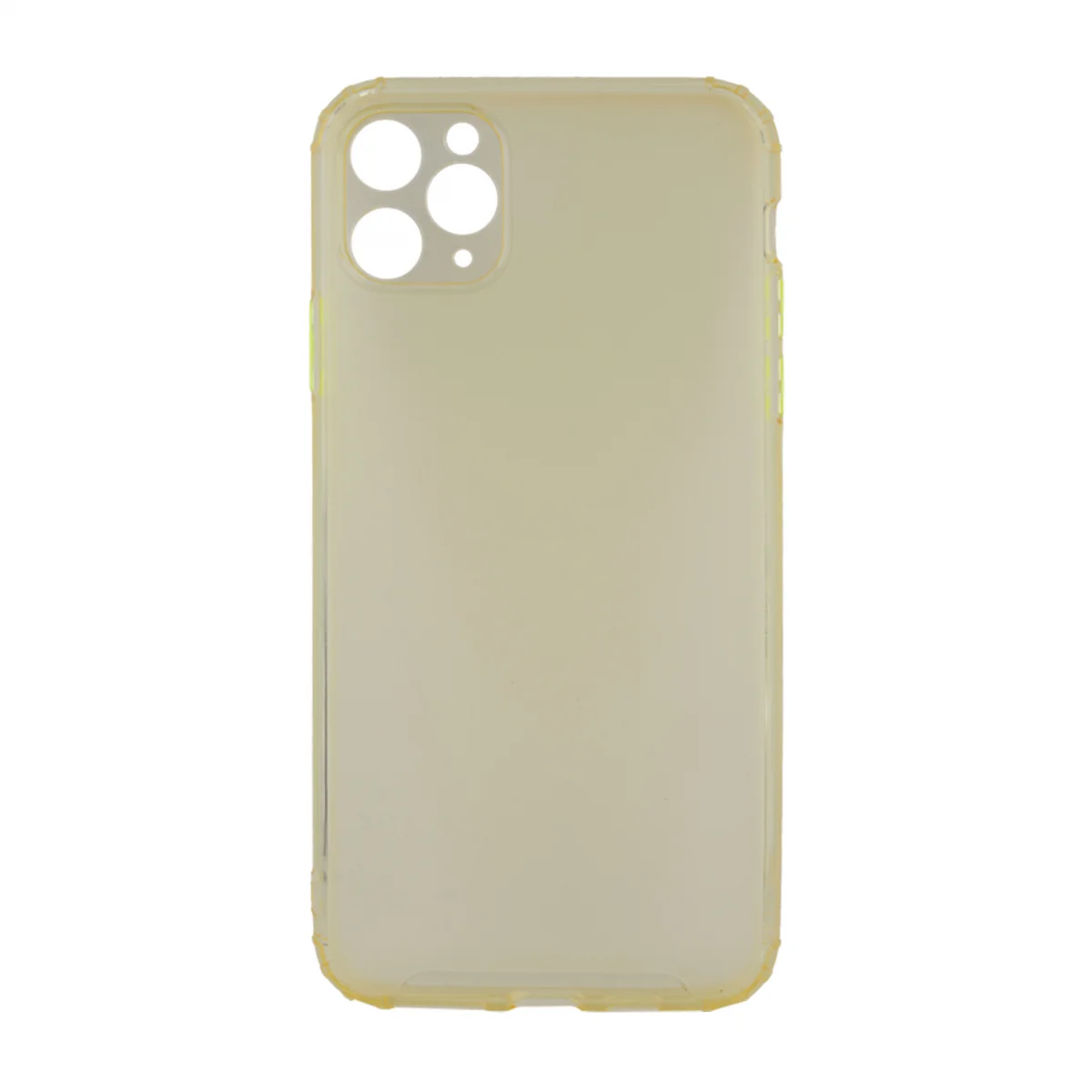 Nettech Apple iPhone 11 Pro Max Uyumlu Kamera Korumalı Arka Koruma Kılıf (Sarı) VR-19214