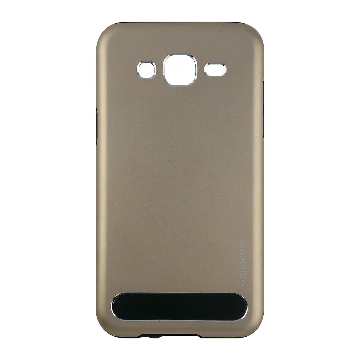 Nettech Samsung Galaxy J500 J5 Uyumlu Arka Koruma Arka Koruma Kılıf (Gold) VR-7951