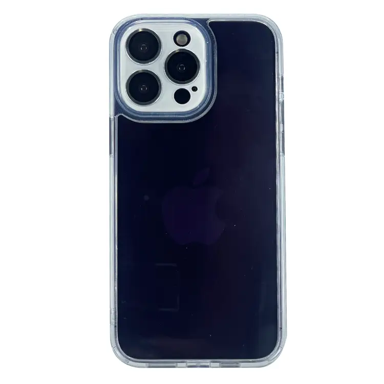 Nettech Apple iPhone 13 Pro Uyumlu Kamera Korumalı Yıldız Elmas Seri Arka Koruma Kılıf (Beyaz) NT-101201