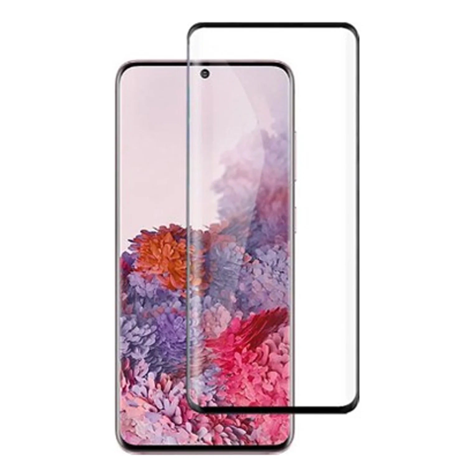 Nettech Samsung Galaxy S20 FE Uyumlu 5D Glas Full Cam Koruyucu (Siyah) NT-98490