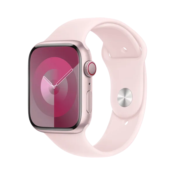 Apple Watch Series 9 - Alüminyum - 45mm - Cellular - Pembe - 1