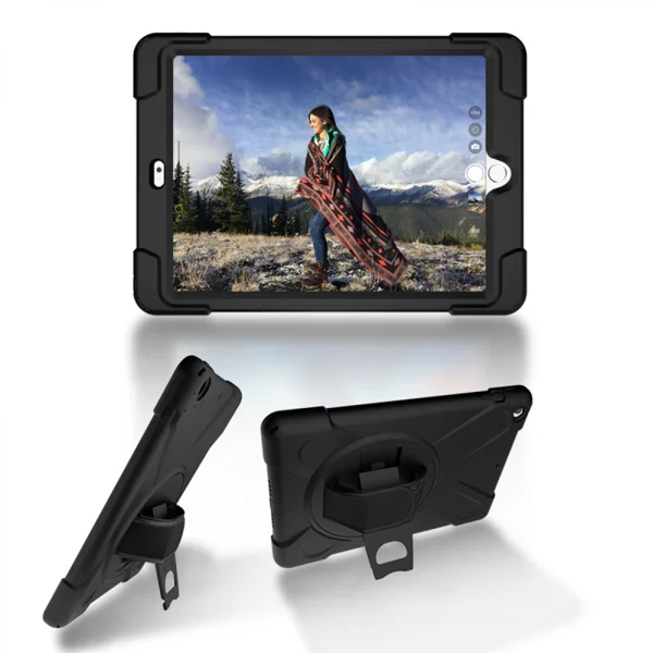 Nettech Apple iPad Air Uyumlu Sport Seri Arka Koruma (Siyah) VR-13956 - 3