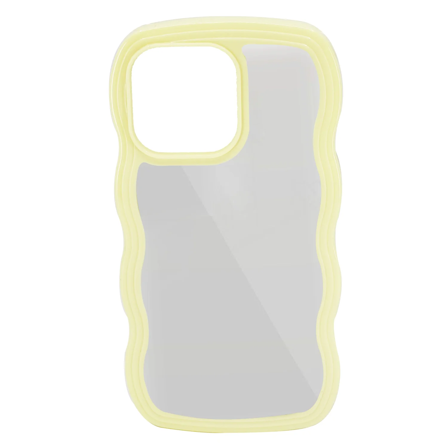 Nettech Apple iPhone 12 Uyumlu Aynalı Seri Arka Koruma Kılıf (Krem) NT-96275