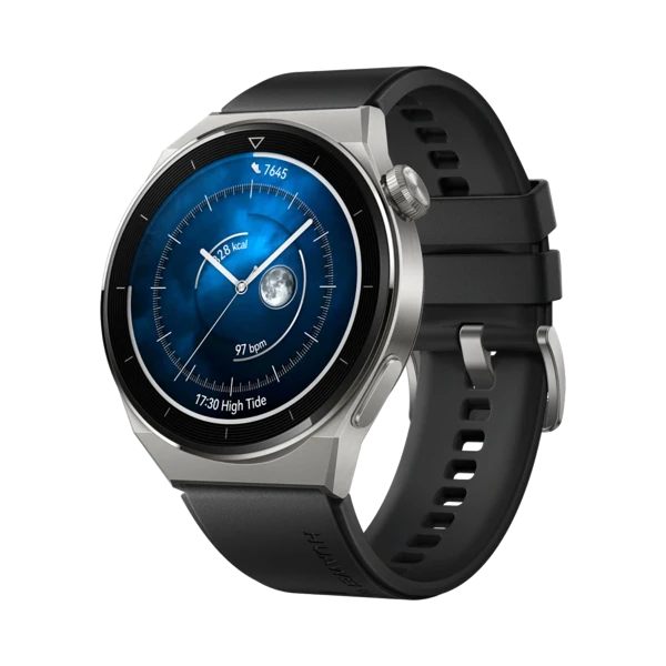 Huawei Watch GT3 Pro - Titanyum - 46mm - GPS - Siyah - 1