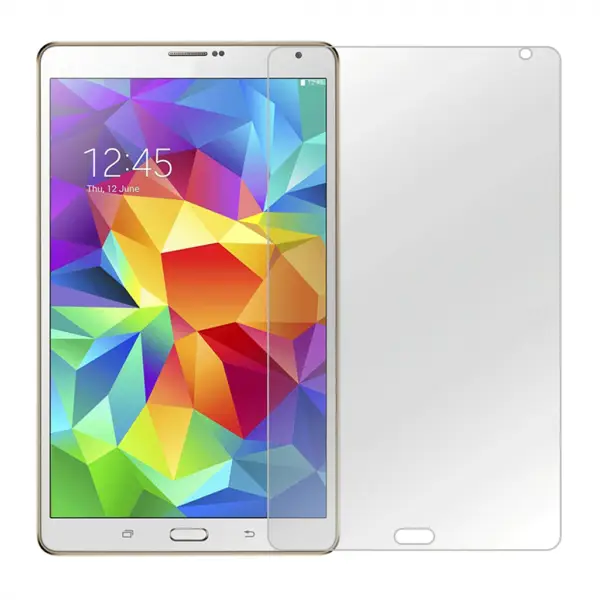 Nettech Samsung Galaxy T700 Tab S 8.4 Uyumlu Ön Koruma Cam Ekran Koruyucu (Şeffaf) NT-4050