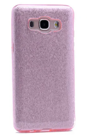 Galaxy J7 Core Kılıf Zore Shining Silikon - Rose Gold