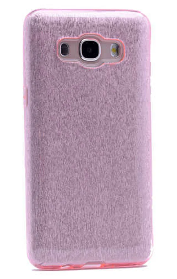Galaxy J7 Core Kılıf Zore Shining Silikon - Rose Gold - 1