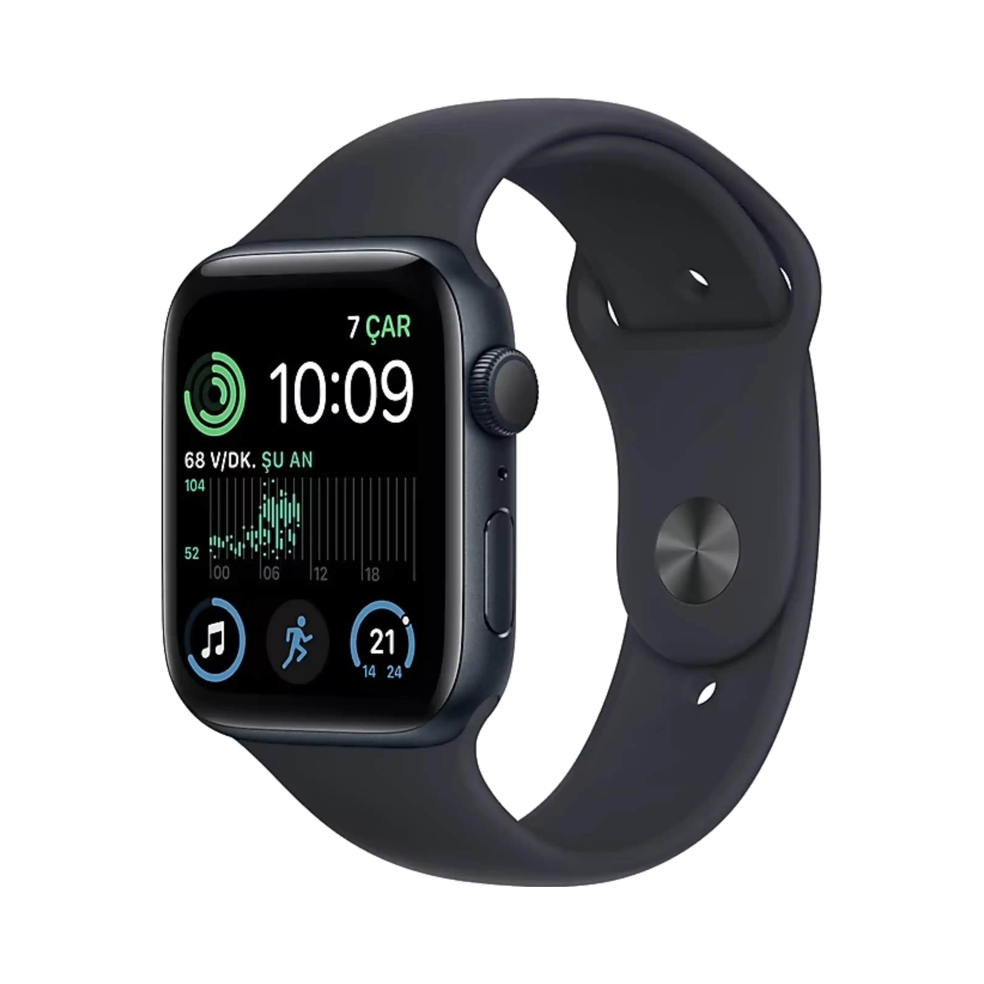 Apple Watch SE 2 - Alüminyum - 44mm - GPS - Gece Yarısı