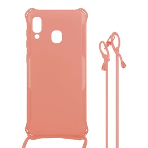 Nettech Samsung Galaxy A30 Uyumlu ipli Nano Arka Koruma Kılıf (Pembe) VR-16960