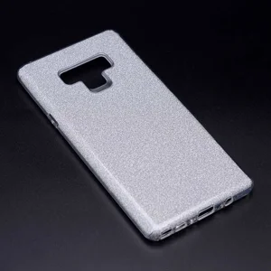Galaxy Note 9 Kılıf Zore Shining Silikon - Gümüş