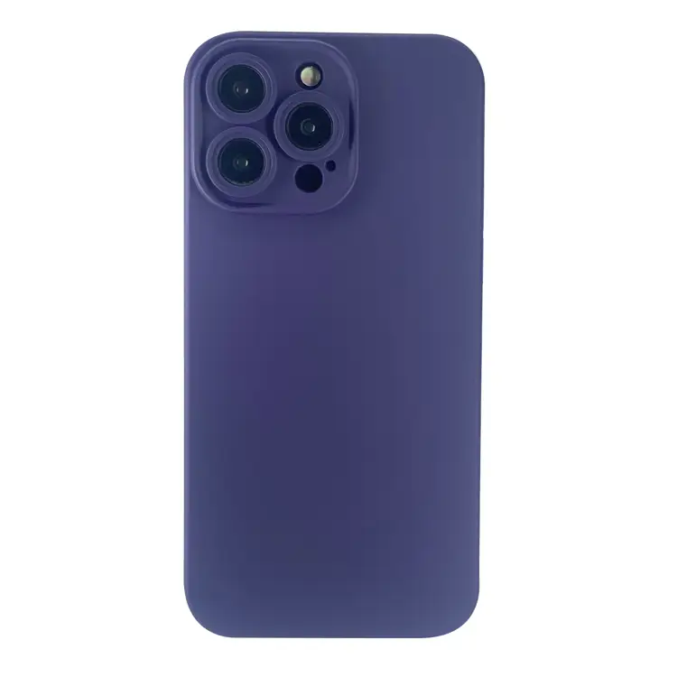 Nettech Apple iPhone 14 Pro Uyumlu Nano Arka Koruma Kılıf (Derin Mor) NT-99993
