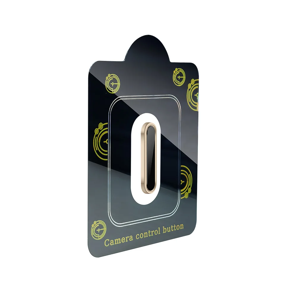Apple iPhone 16 Serisi Uyumlu Metal Alaşımlı Hassas Dokunmatik Kamera Denetim Butonu Koruyucu - Siyah