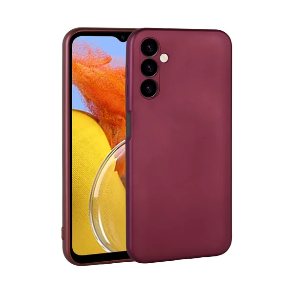 Galaxy M14 Kılıf Zore Premier Silikon Kapak - Mürdüm - 1