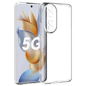 Honor 90 Kılıf Zore Süper Silikon Kapak - Renksiz