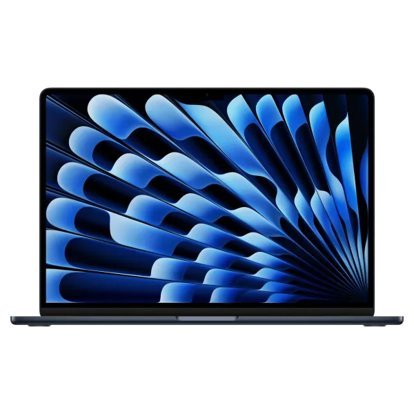 Apple MacBook Air 15" (15-inch, 2024) - M3 chip with 8-core CPU and 10-core GPU - 16 GB - 256 GB - Gece yarısı - 1