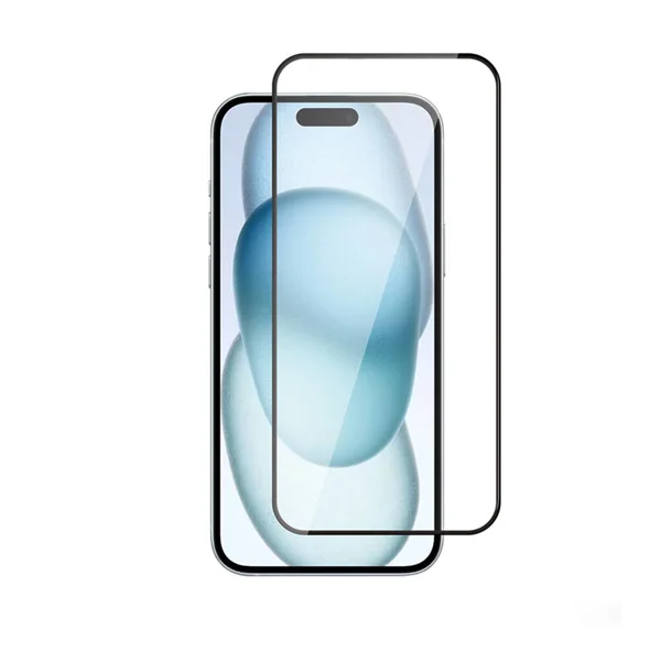 Apple iPhone 14 Pro Max ​​​​​​​​​​​​Zore 3D Rika Temperli Cam Ekran Koruyucu - Siyah - 1