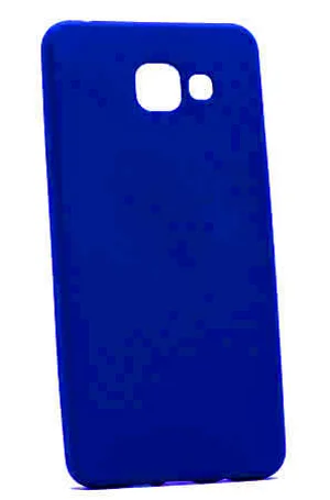 Galaxy A5 2016 Kılıf Zore Premier Silikon Kapak - Saks Mavi