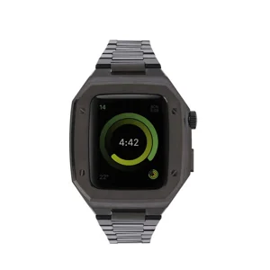 Apple Watch 44mm Zore KRD-64 Metal Kordon - Siyah