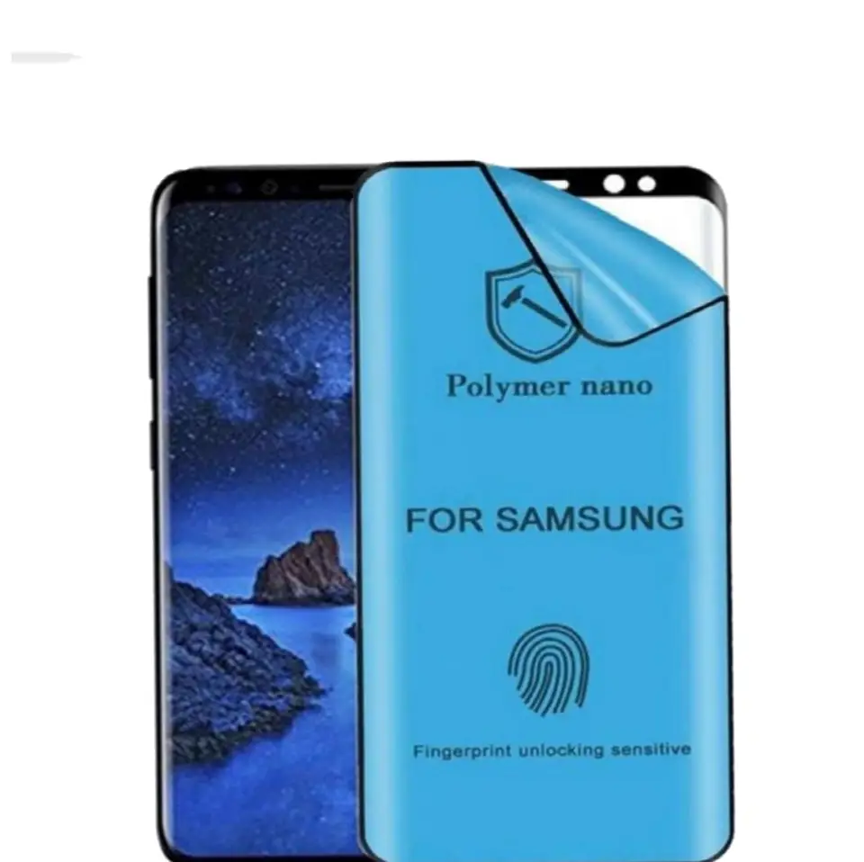 Nettech Samsung Galaxy S22 Plus Uyumlu Ön Koruma Polymer Nano Ekran Koruyucu (Siyah) NT-96540