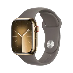 Apple Watch Series 9 - Paslanmaz Çelik - 41mm - Cellular - Altın